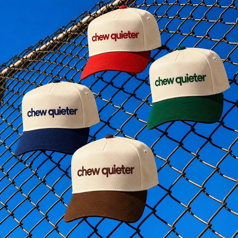 Chew Quieter Hat, Funny Sarcastic Saying Snapback