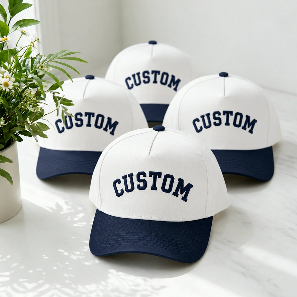 Upside Down Snapback Hat - Custom Text Snapback Hat