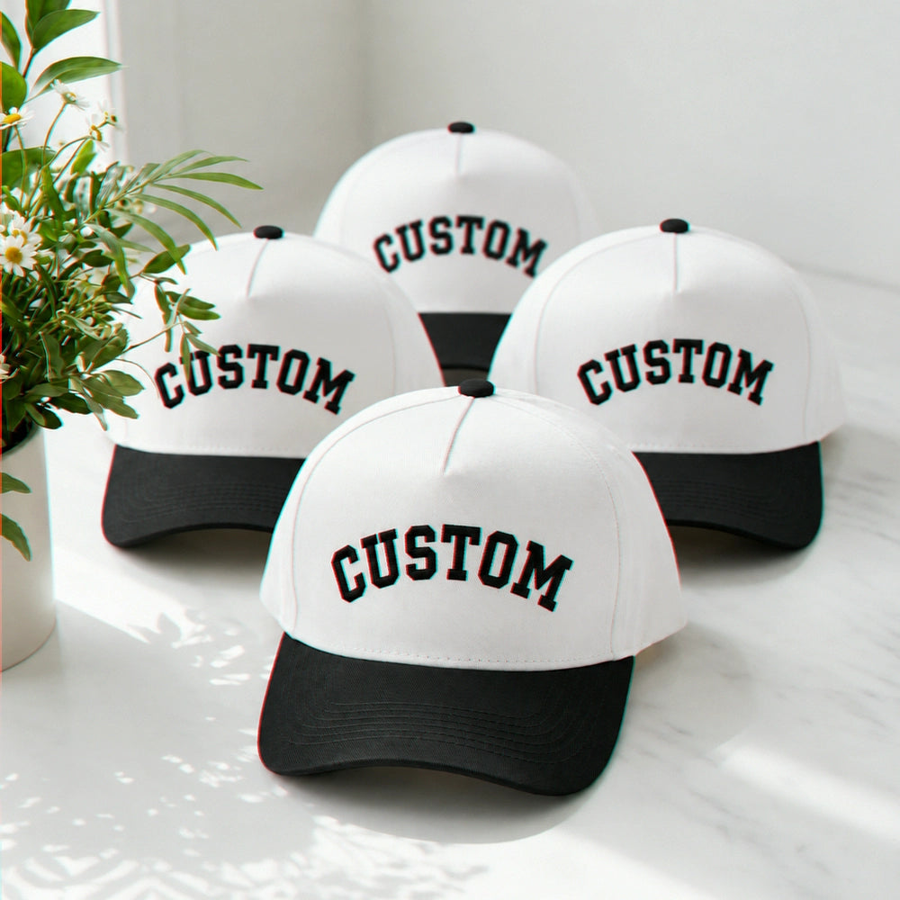 Upside Down Snapback Hat - Custom Text Snapback Hat