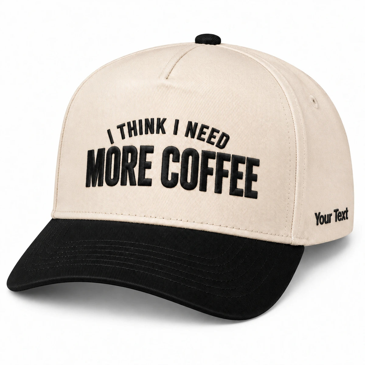 I Think I Need More Coffee Hat, Caffeine Morning Snapback