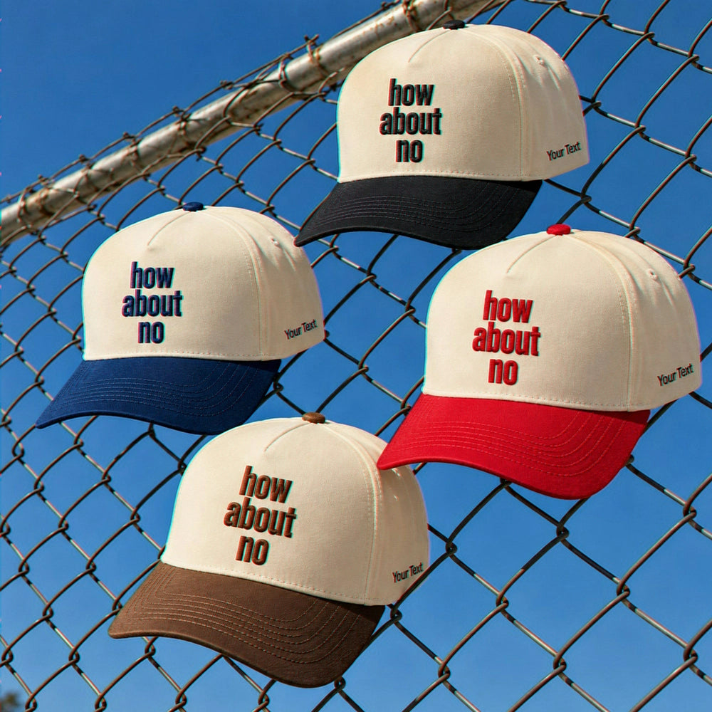 How About No Hat, Sassy Attitude Embroidered Snapback