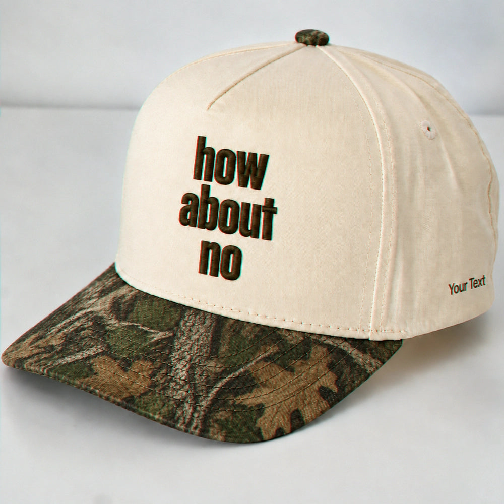 How About No Hat, Sassy Attitude Embroidered Snapback