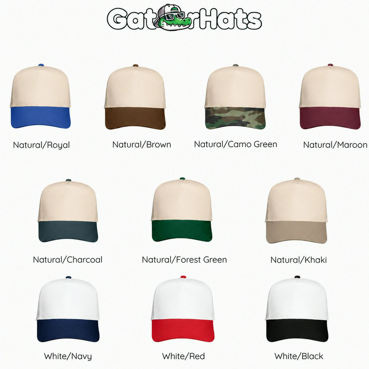 Custom Snapback Hat - Personalized Upside Down Snapback Hat