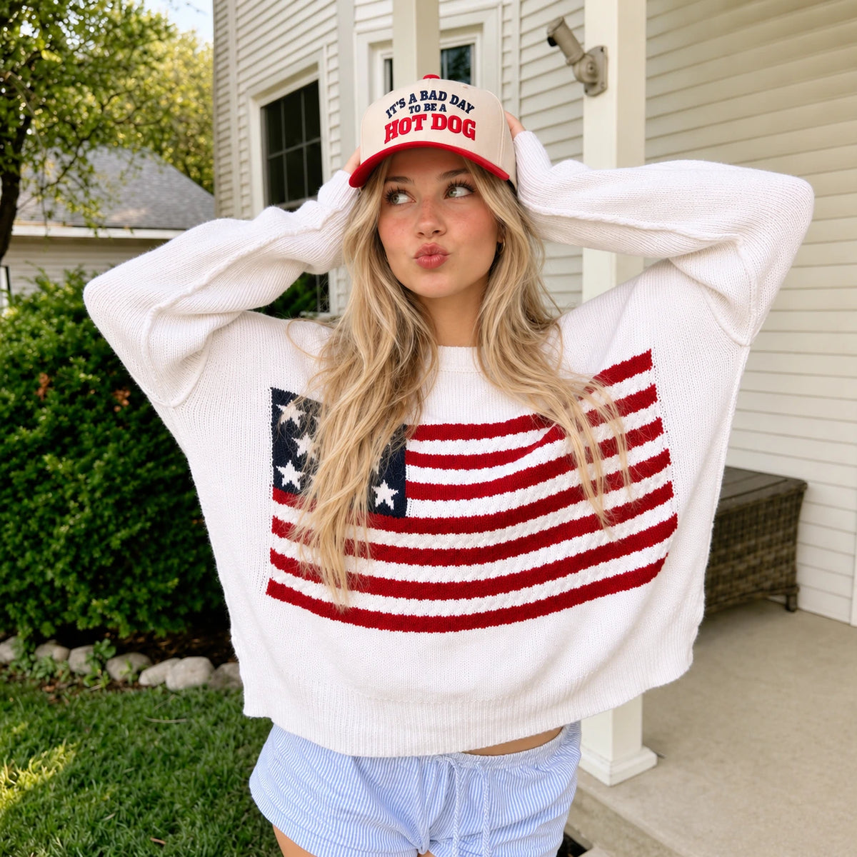 It's A Bad Day To Be A Hot Dog Hat, July 4th BBQ Snapback