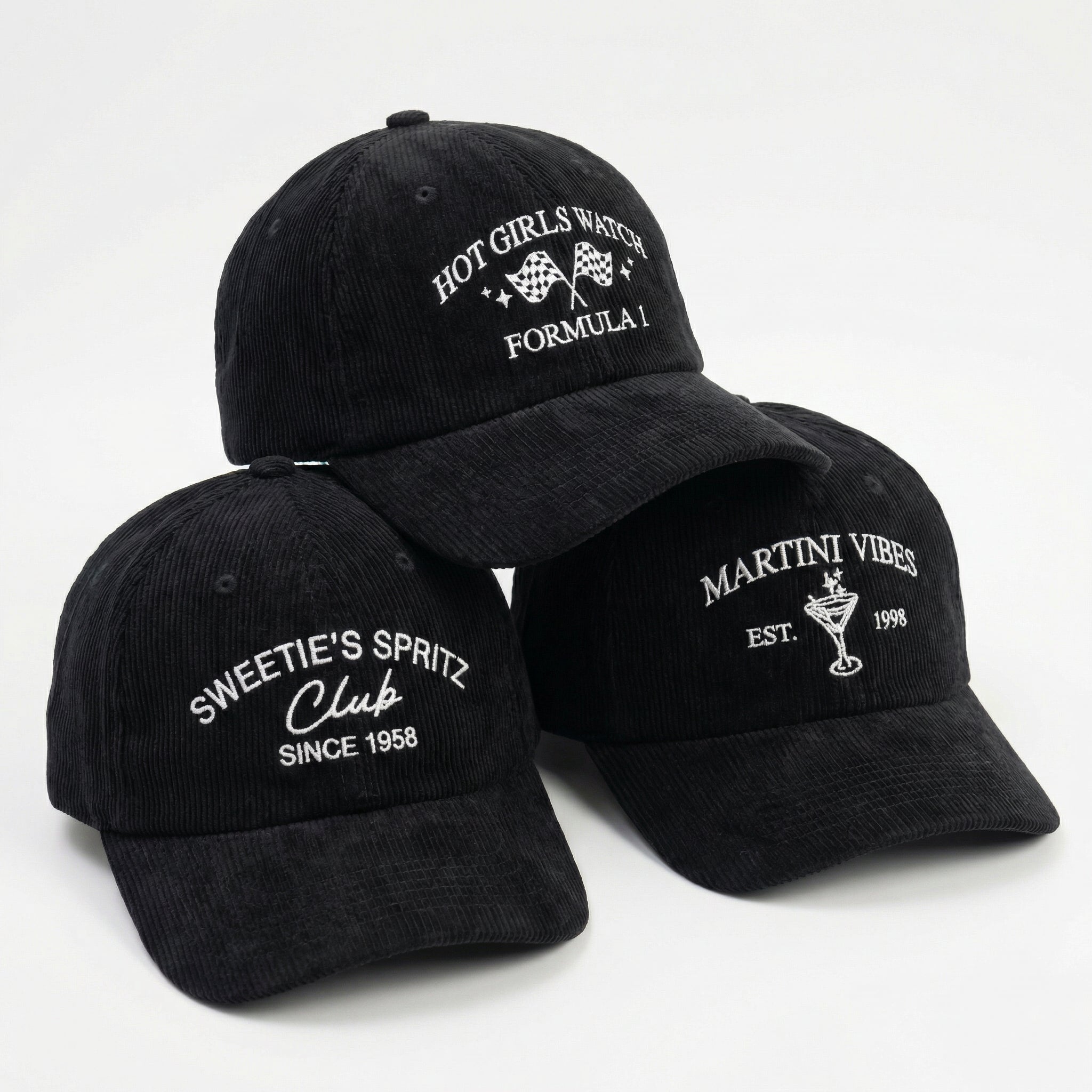 Custom Corduroy Dad Hat for Women – Bachelorette Party Team Bride Cap