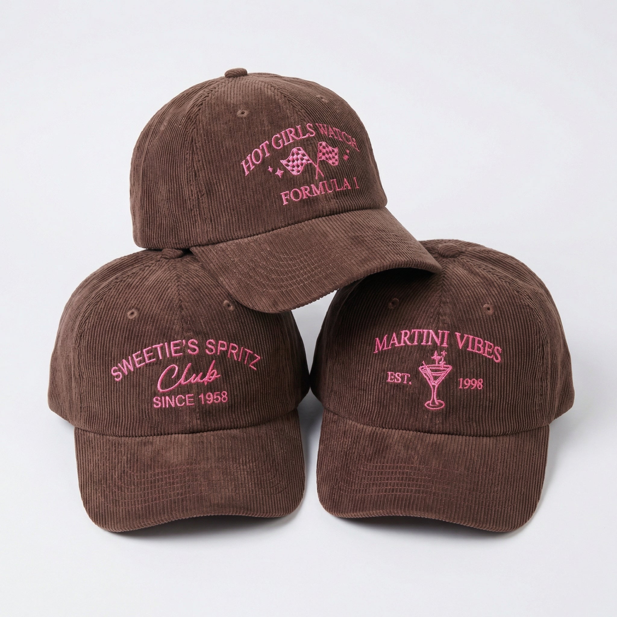 Custom Corduroy Dad Hat for Women – Bachelorette Party Team Bride Cap