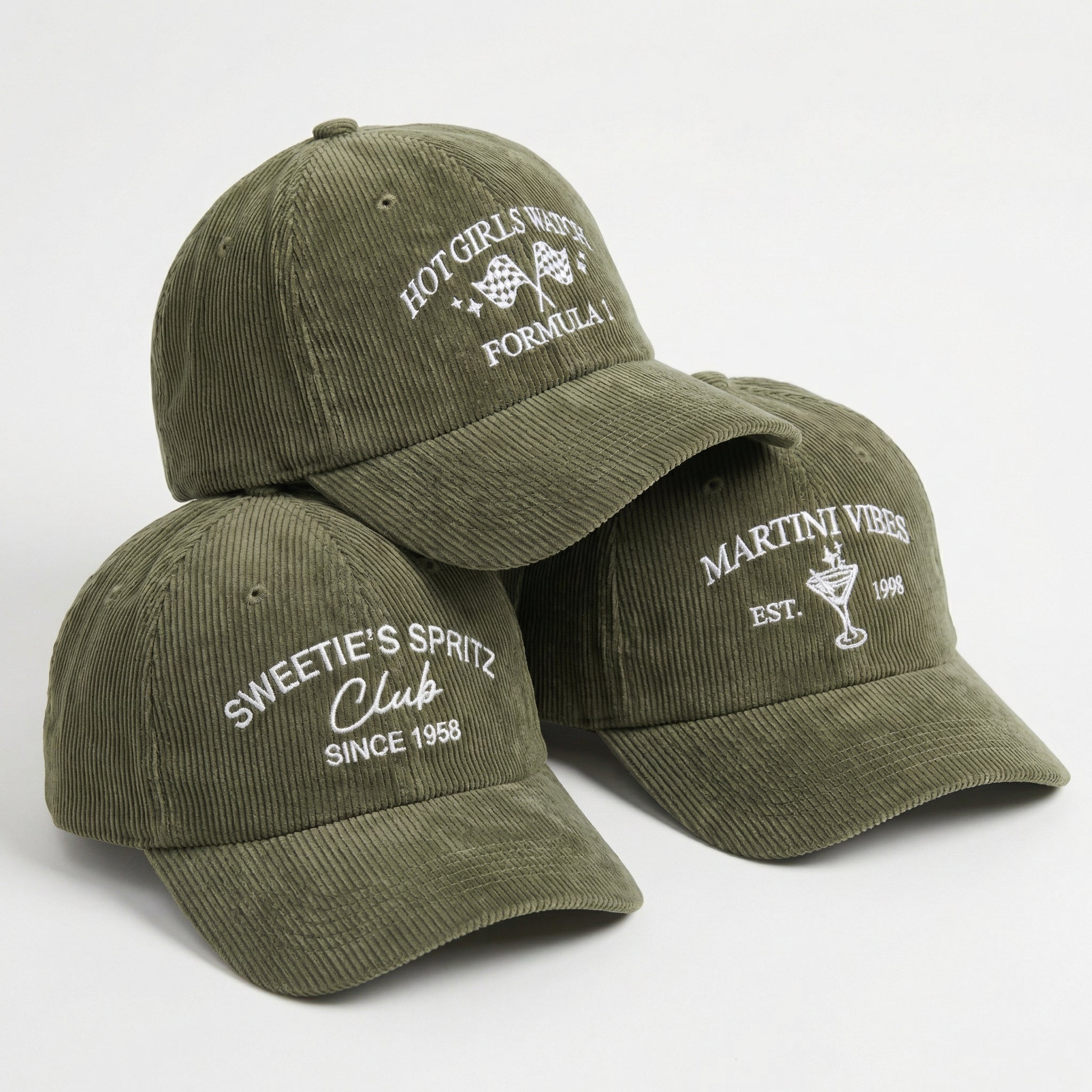 Custom Corduroy Dad Hat for Women – Bachelorette Party Team Bride Cap