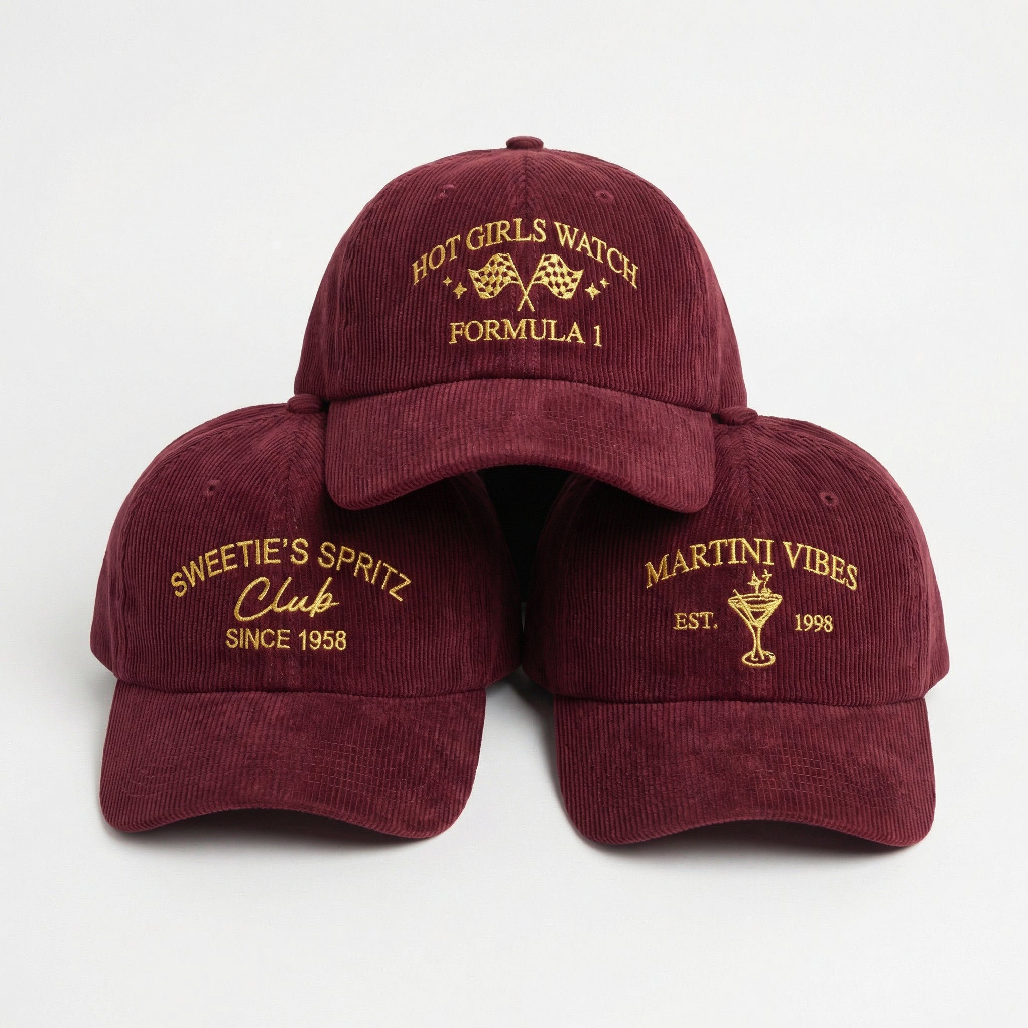 Custom Corduroy Dad Hat for Women – Bachelorette Party Team Bride Cap