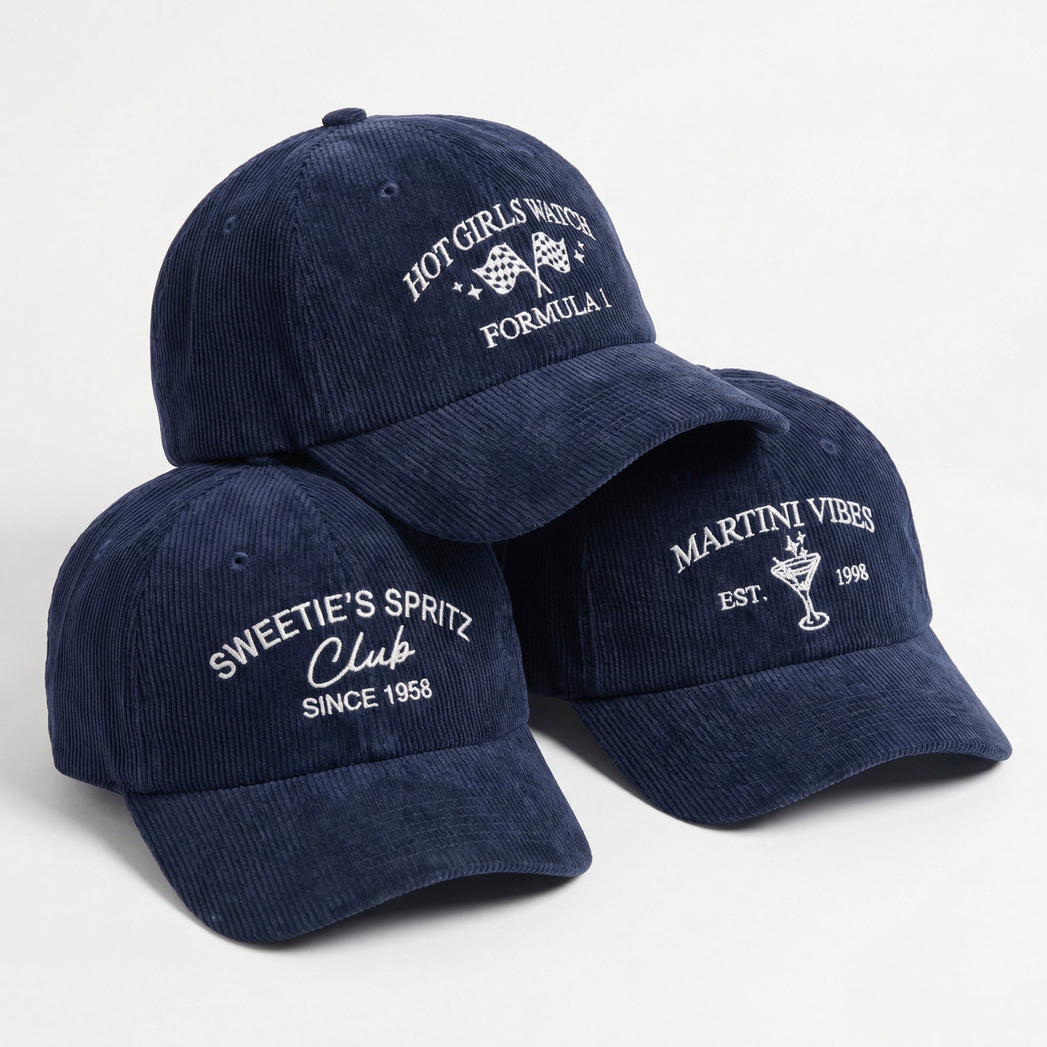 Custom Corduroy Dad Hat for Women – Bachelorette Party Team Bride Cap
