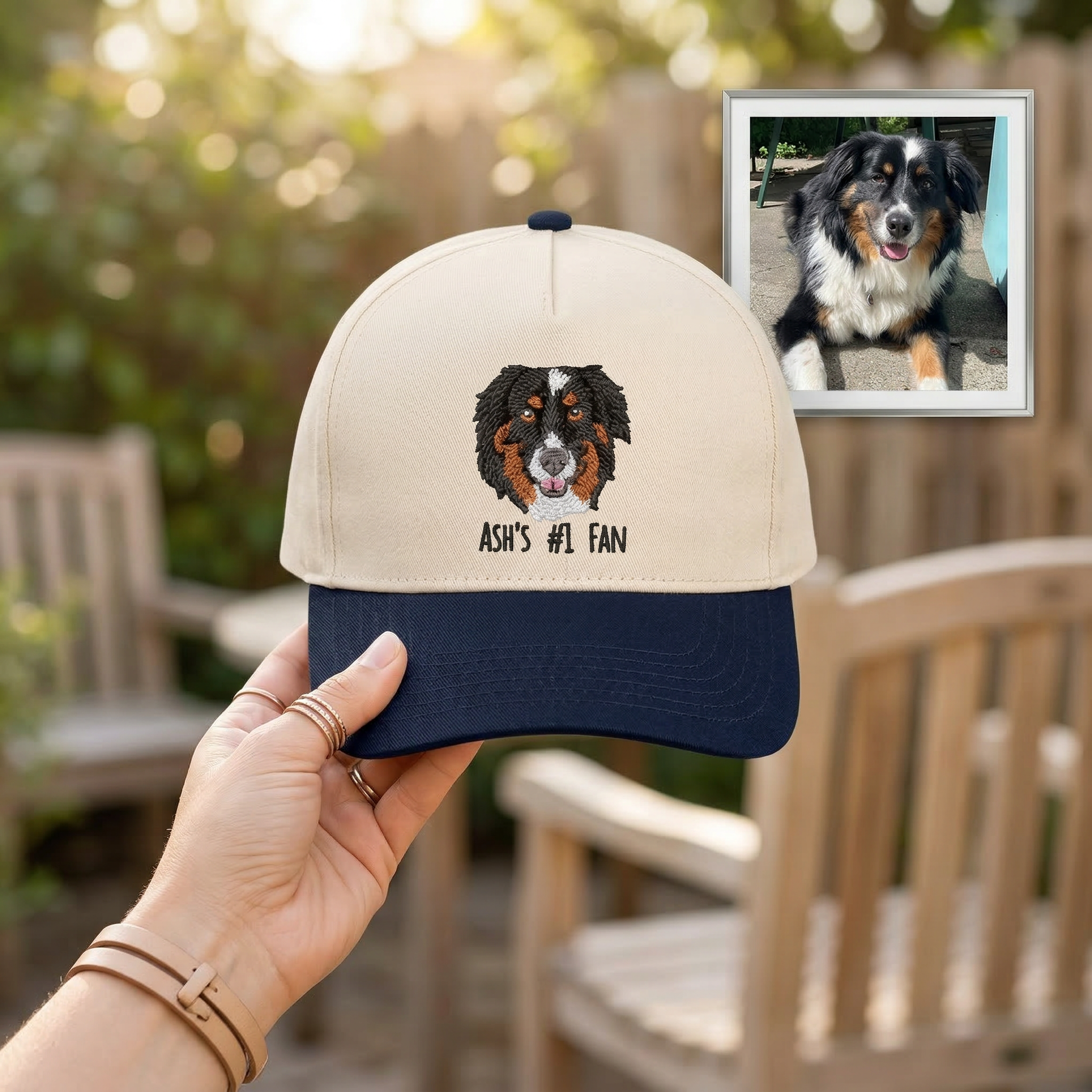 Custom Embroidered Pet Snapback Hat – Personalized Cat Hat