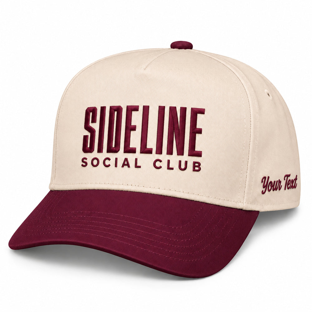Sideline Social Club Hat, Youth Sports Game Day Snapback