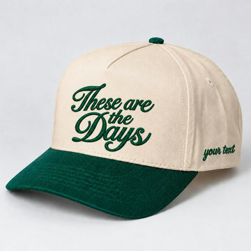 These Are The Days Hat, Nostalgic Summer Vacation Snapback
