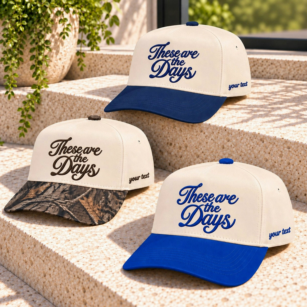 These Are The Days Hat, Nostalgic Summer Vacation Snapback