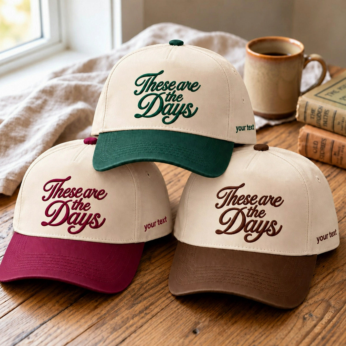 These Are The Days Hat, Nostalgic Summer Vacation Snapback