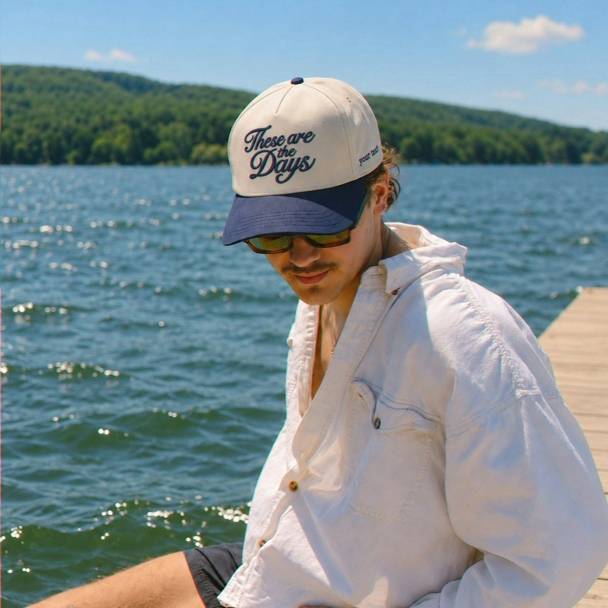 These Are The Days Hat, Nostalgic Summer Vacation Snapback